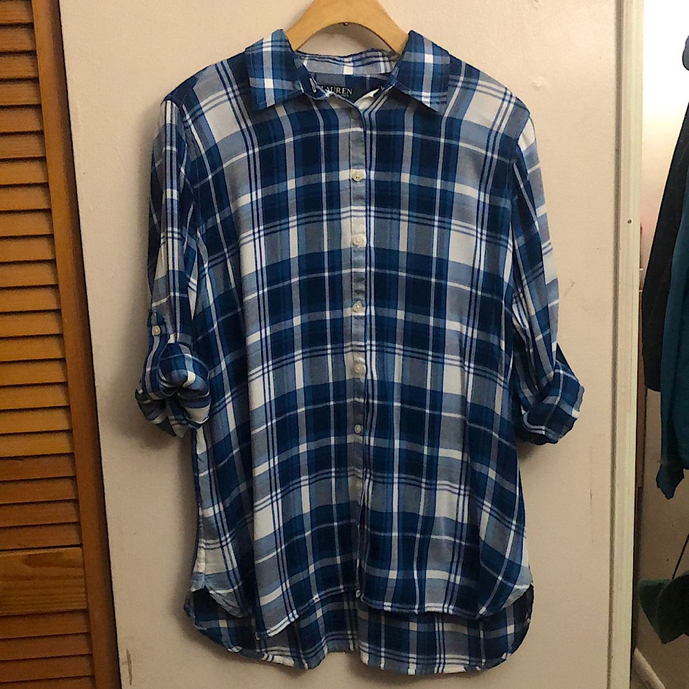 Lauren Ralph Lauren Flannel Blouse (PM)
